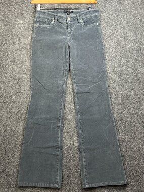 Banana Republic Pants Womens 4 Ryan Fit Gray Cotton Stretch Pockets Flared Leg